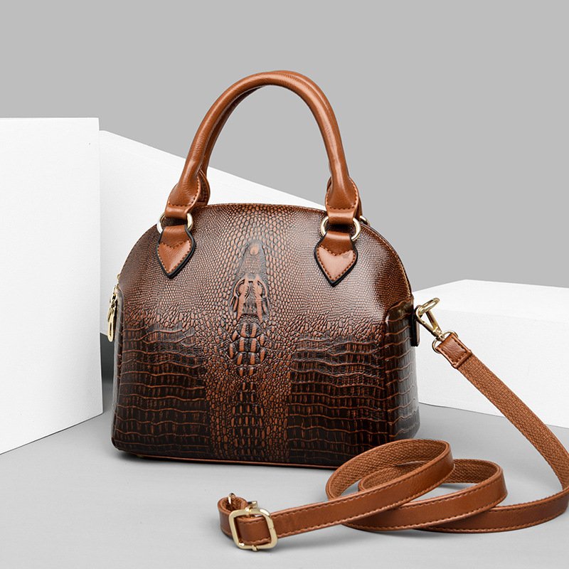 Handbag bag female 2021 new fashion lady mother bag middle-aged shoulder messenger bag large capacity female bag Handbag bag female 2021 new fashion lady mother bag middle-aged shoulder messenger bag large capacity female bag